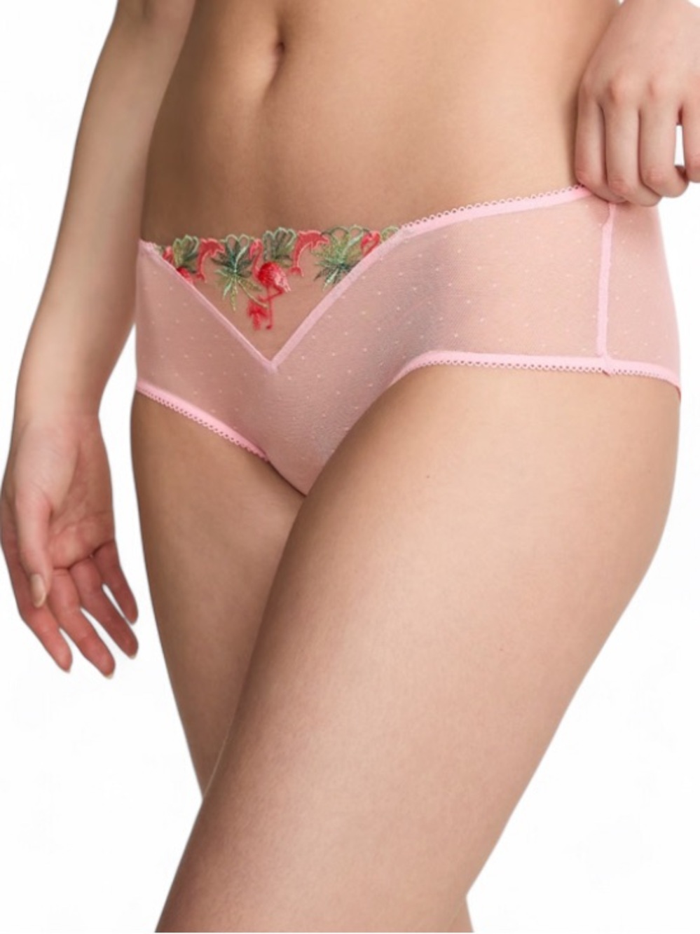 🆕🦩 Flamingo A Go Go Panty PINK Victoria Secret Small NWT